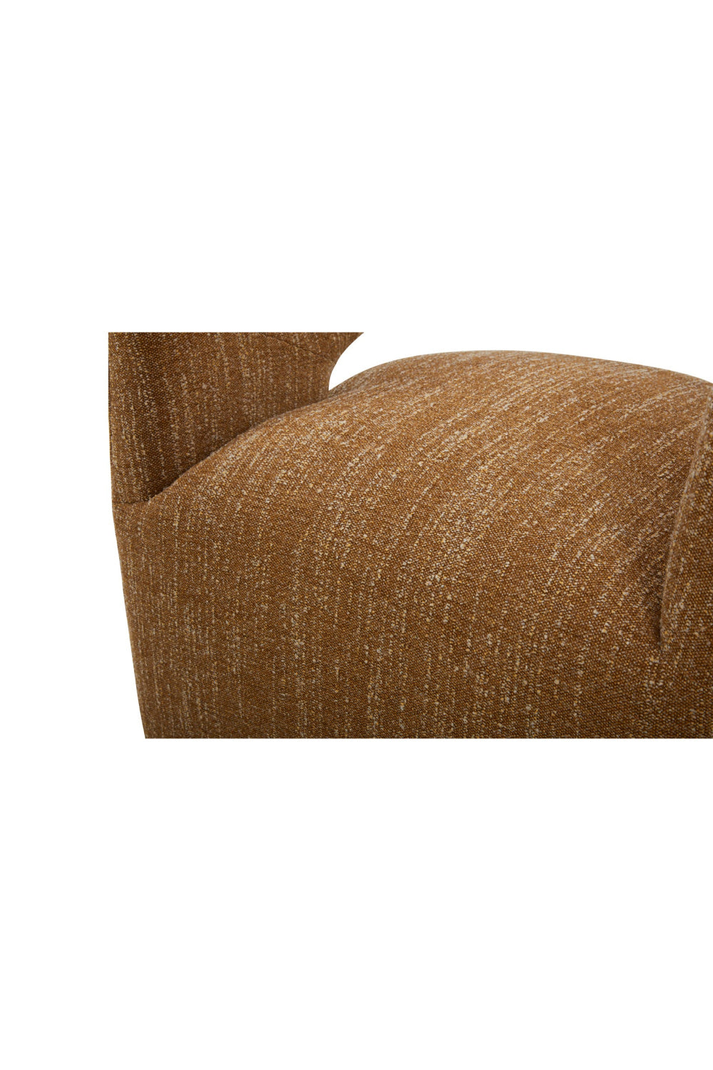 Modern European furniture - Brown Open-Back Rolling Dining Chair - www.oroa.com | Oroa.com