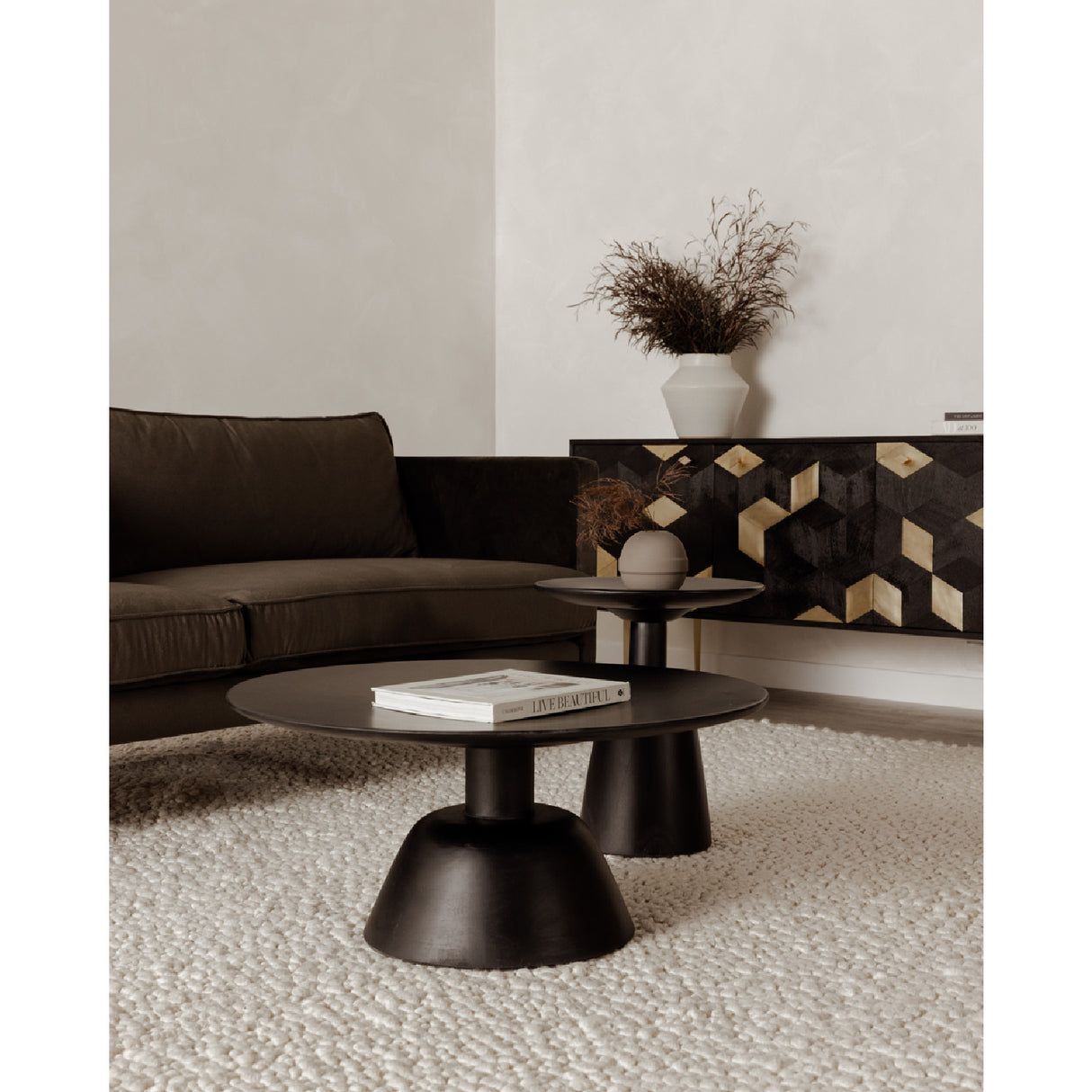 Modern European furniture - Round Wooden End Table - www.oroa.com | Oroa.com