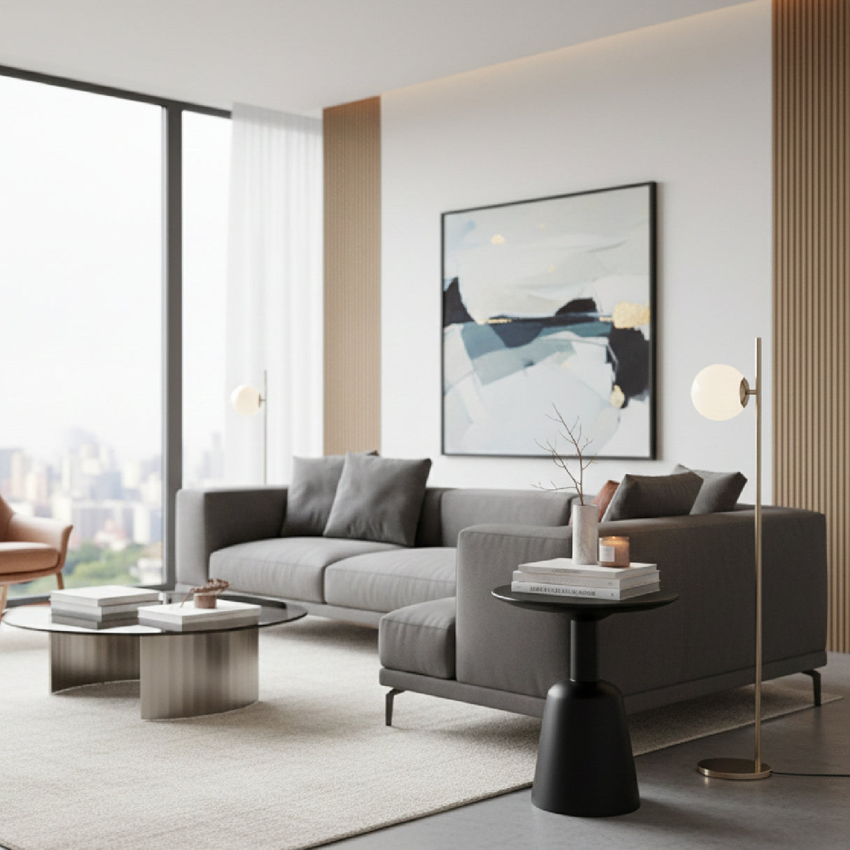 Modern European furniture - Round Wooden End Table - www.oroa.com | Oroa.com