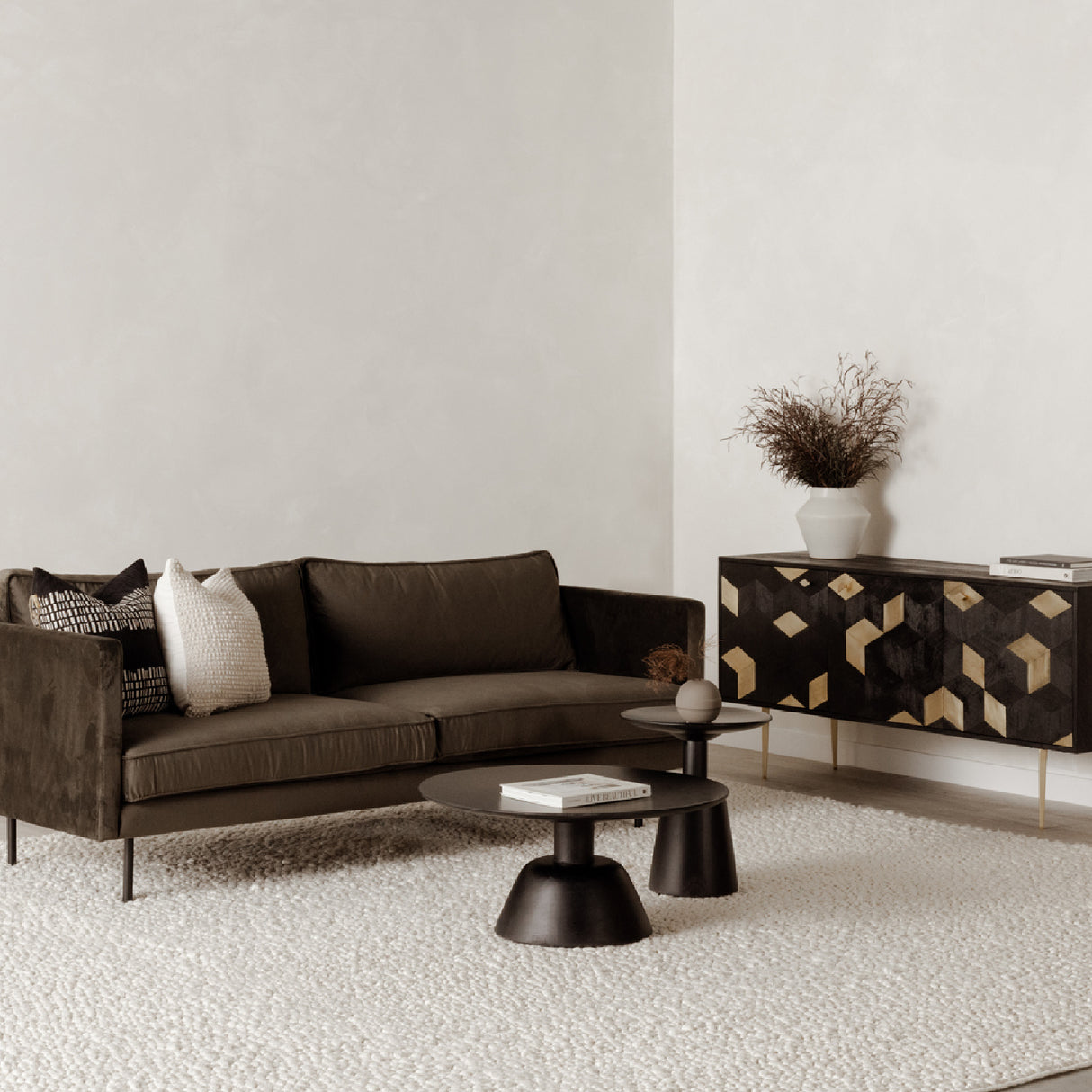Modern European furniture - Wooden Round Coffee Table - www.oroa.com | Oroa.com