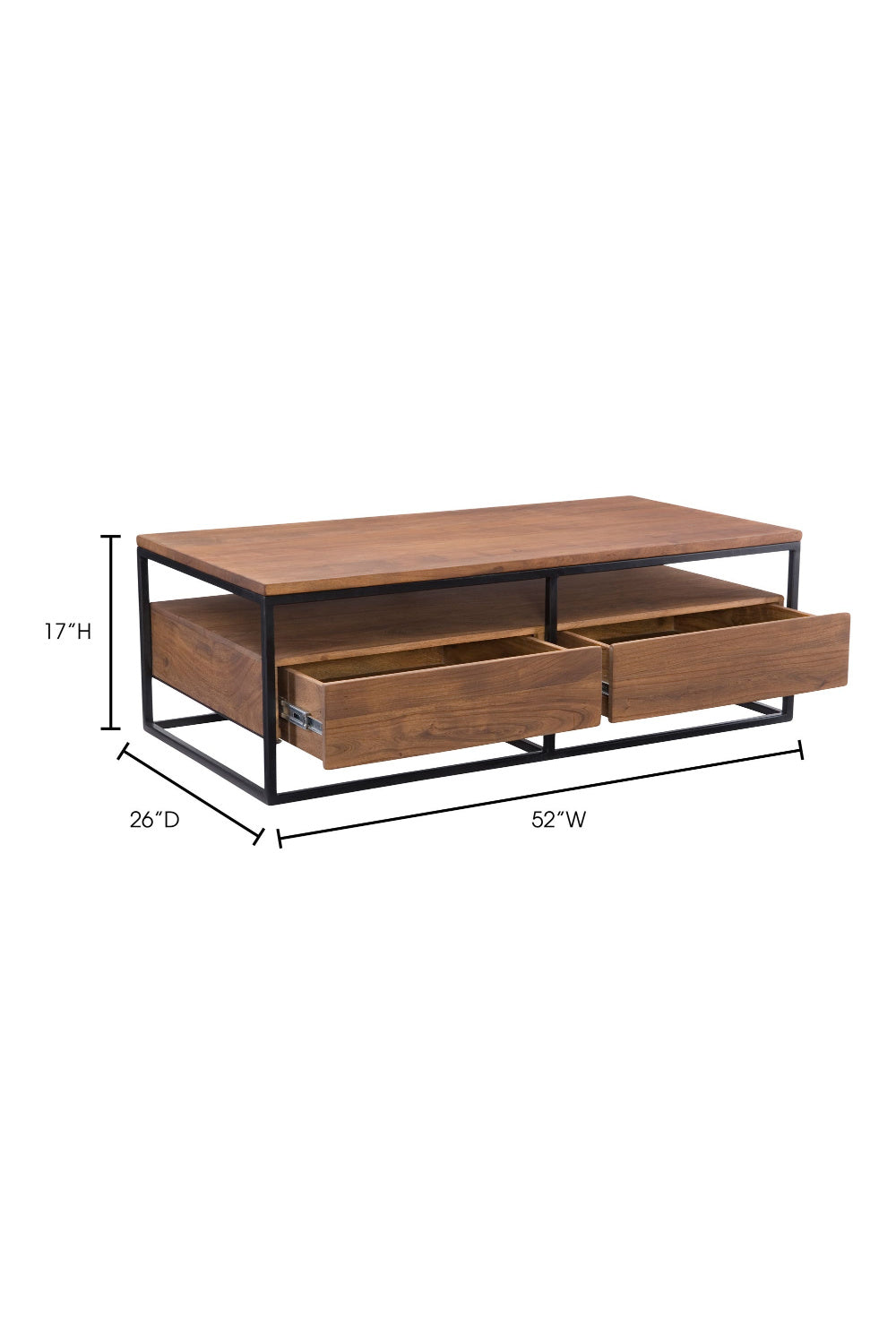 Modern European furniture - Acacia Wood Coffee Table - www.oroa.com | Oroa.com