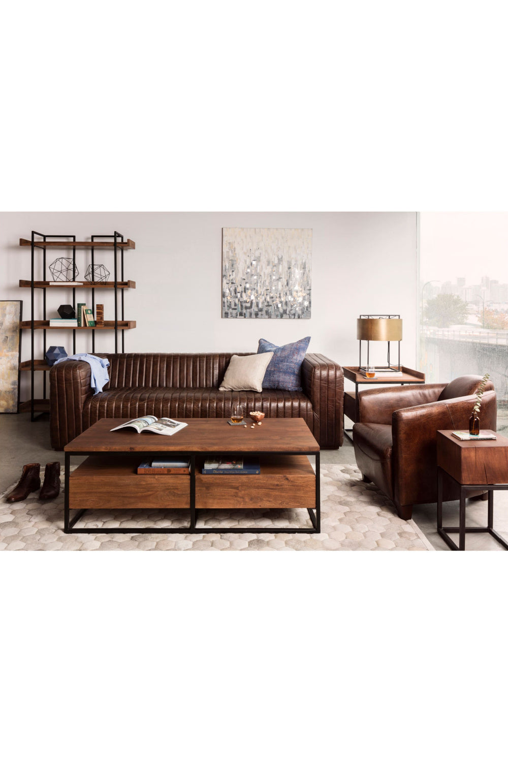 Modern European furniture - Acacia Wood Coffee Table - www.oroa.com | Oroa.com