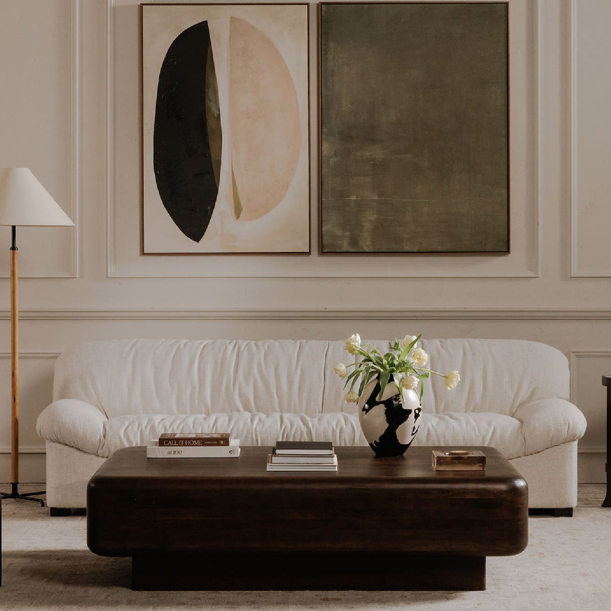 Modern European furniture - Brown Acacia Coffee Table - www.oroa.com | Oroa.com