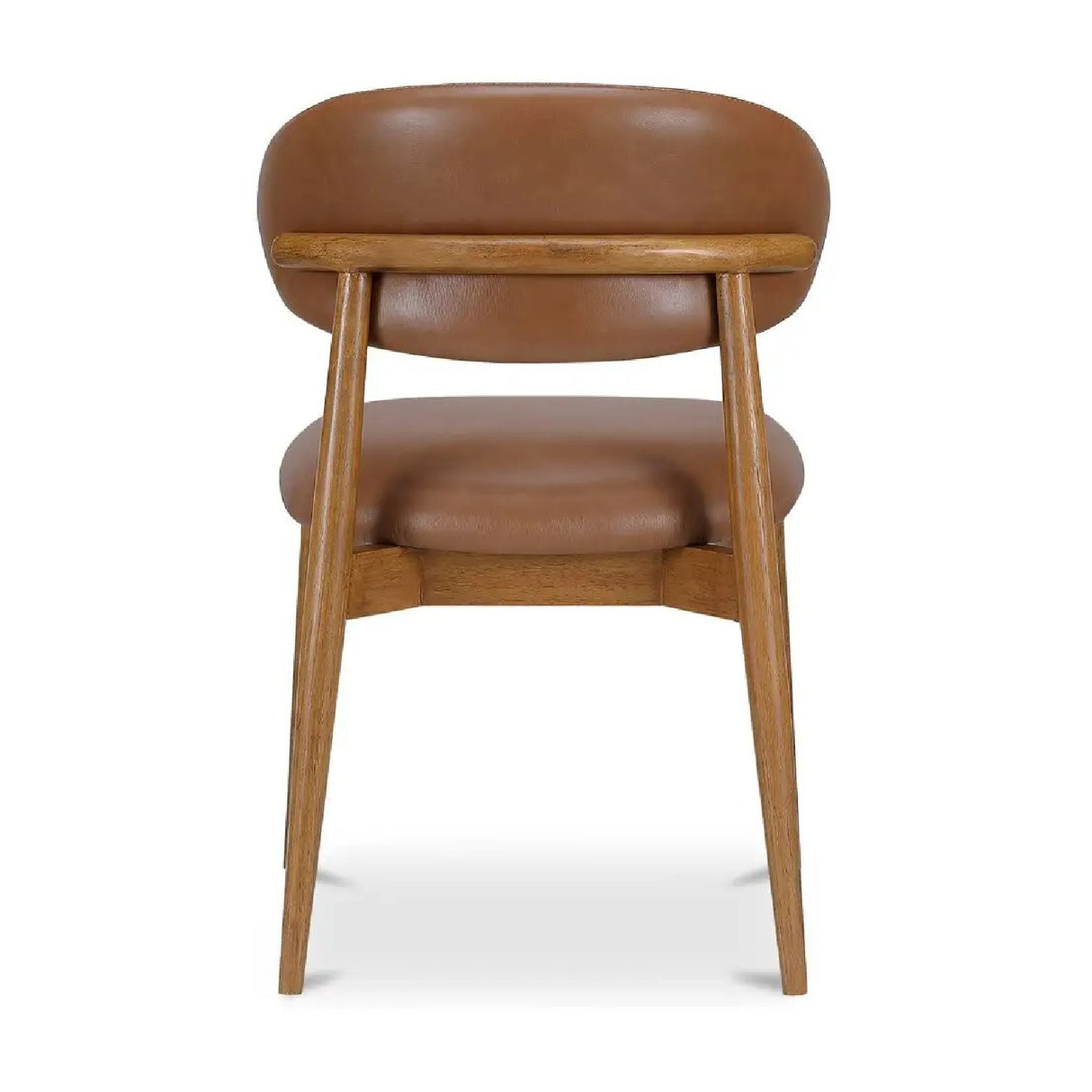 Modern European furniture - Brown Leather Dining Chair - www.oroa.com | Oroa.com