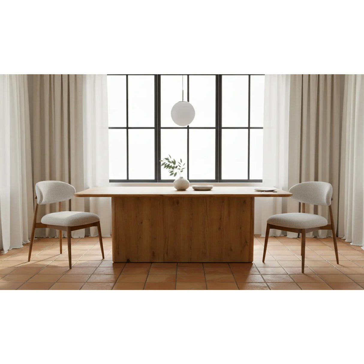 Modern European furniture - White Padded Dining Chair - www.oroa.com | Oroa.com