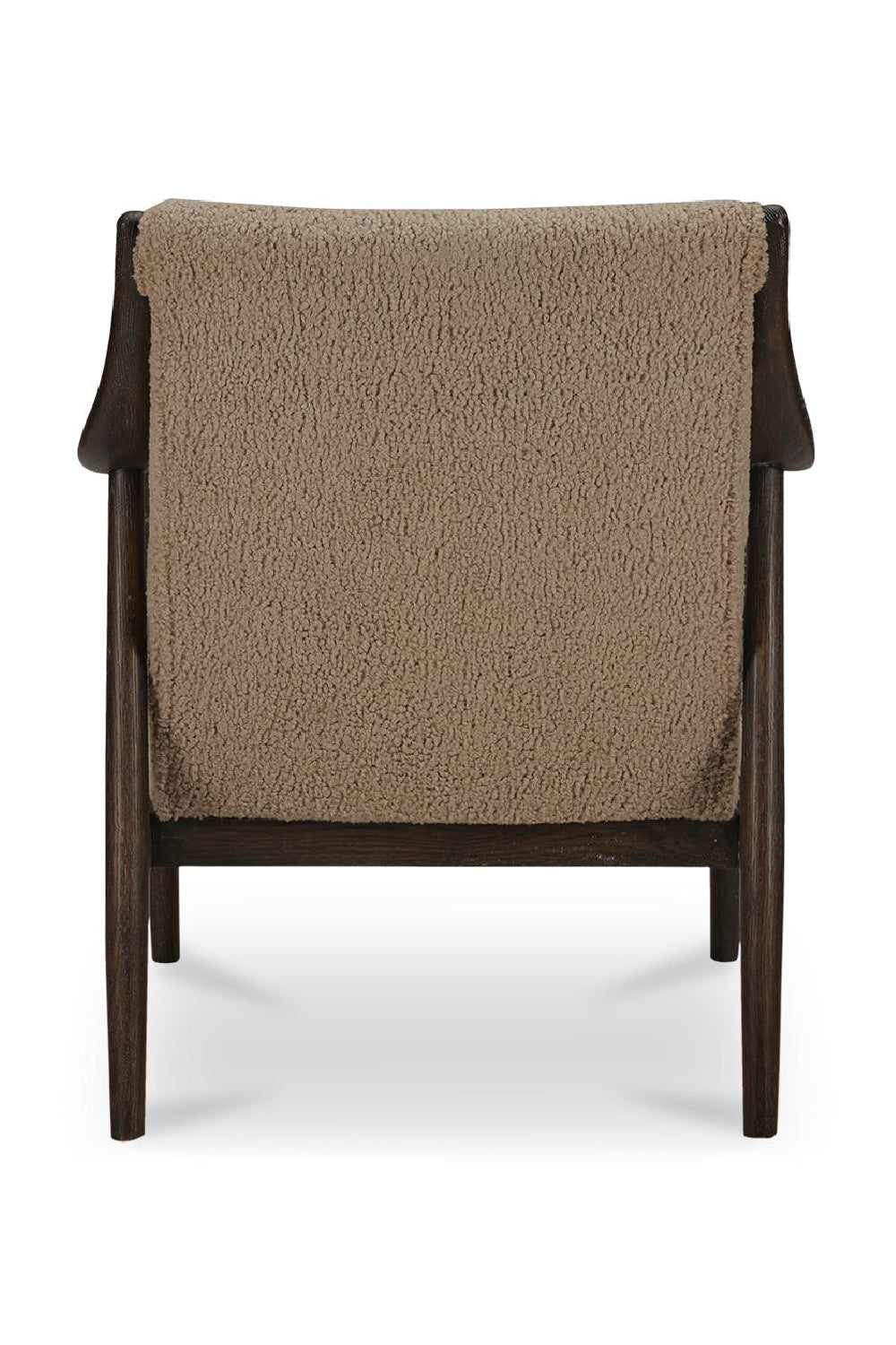 Modern European furniture - Beige Shearling Accent Chair - www.oroa.com | Oroa.com