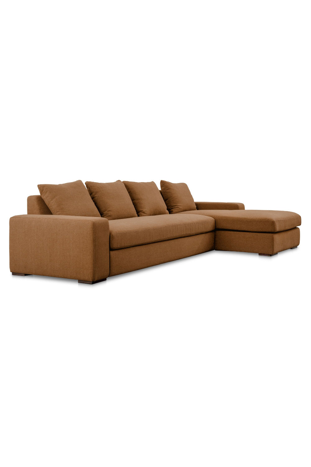 Modern European furniture - Track-Armed Right Sectional Sofa - www.oroa.com | Oroa.com