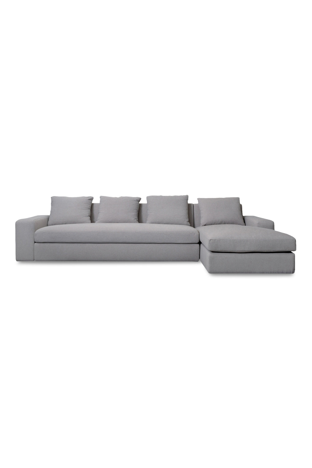 Modern European furniture - Track-Armed Right Sectional Sofa - www.oroa.com | Oroa.com