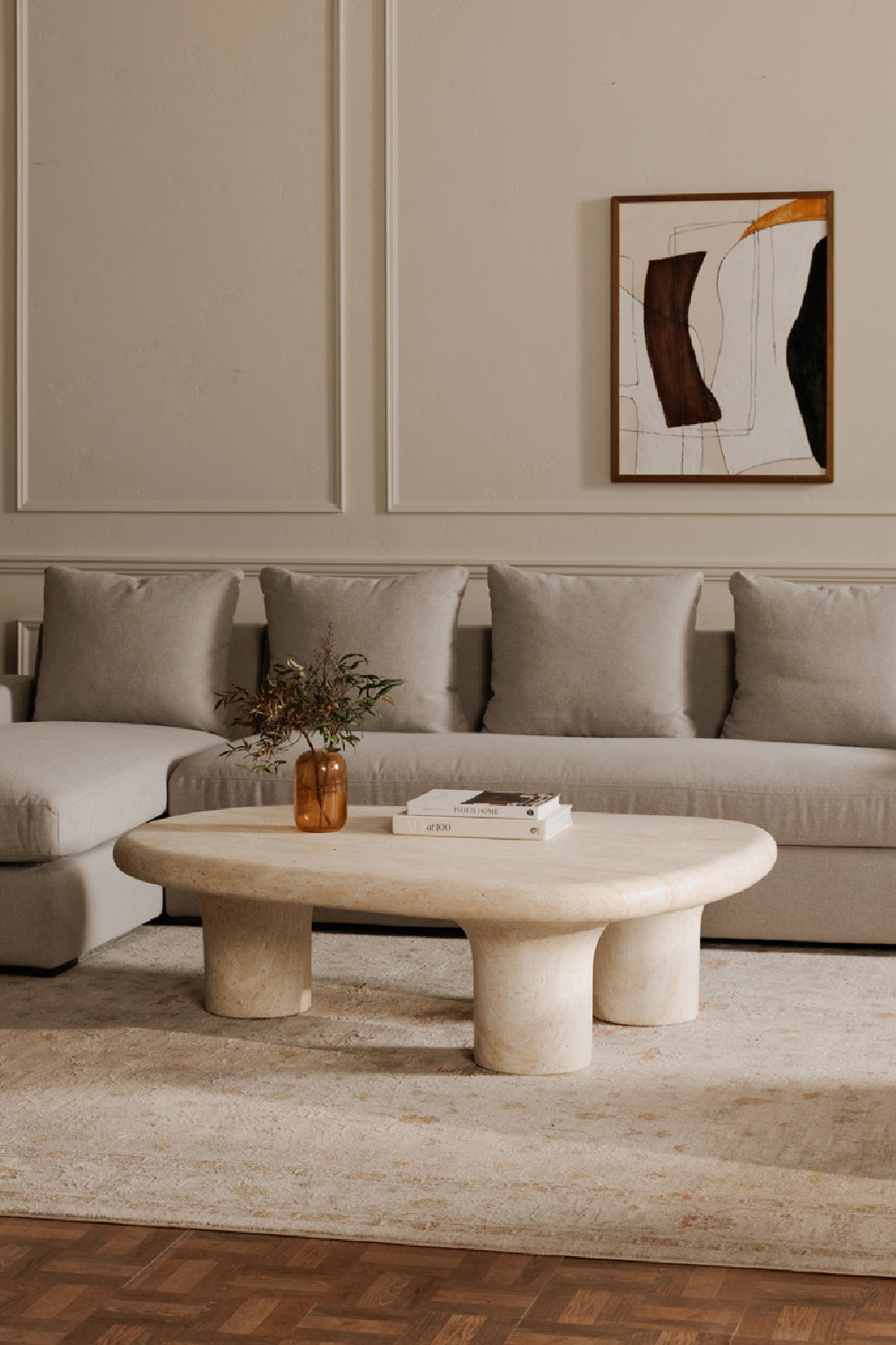 Modern European furniture - Track-Armed Right Sectional Sofa - www.oroa.com | Oroa.com