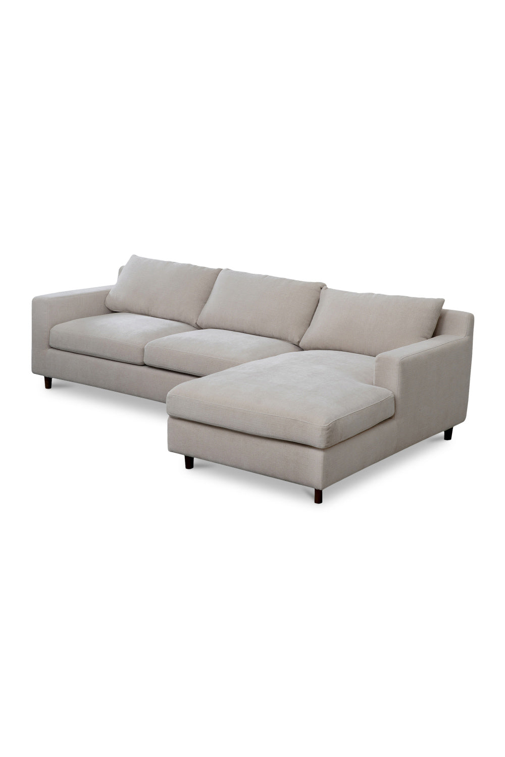 Modern European furniture - Chenille Sectional Sofa - www.oroa.com | Oroa.com