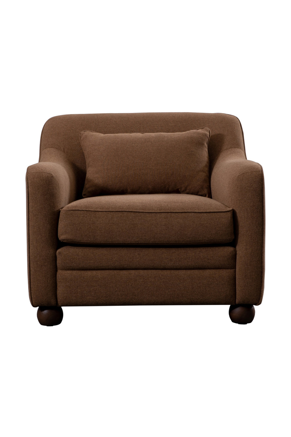 Modern European furniture - Cushioned Fabric Accent Chair - www.oroa.com | Oroa.com