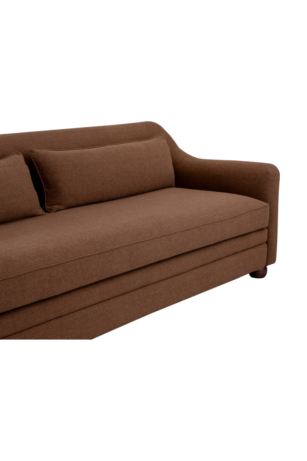 Modern European furniture - Cushioned Fabric Sofa - www.oroa.com | Oroa.com
