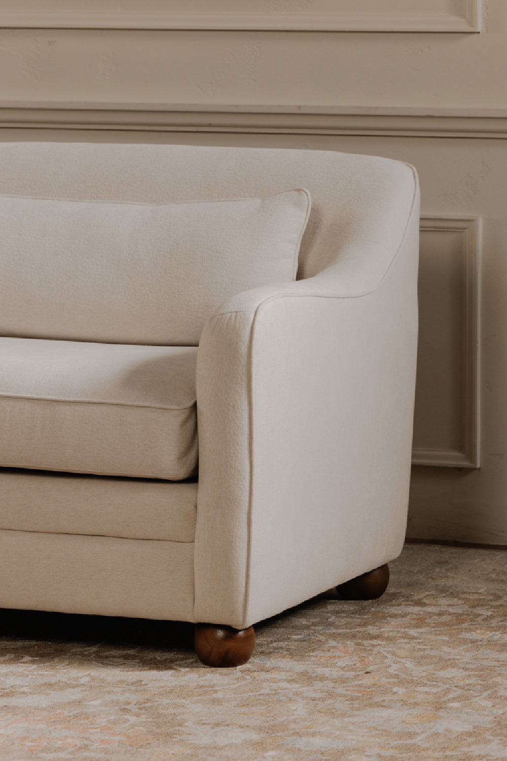 Modern European furniture - Cushioned Fabric Sofa - www.oroa.com | Oroa.com