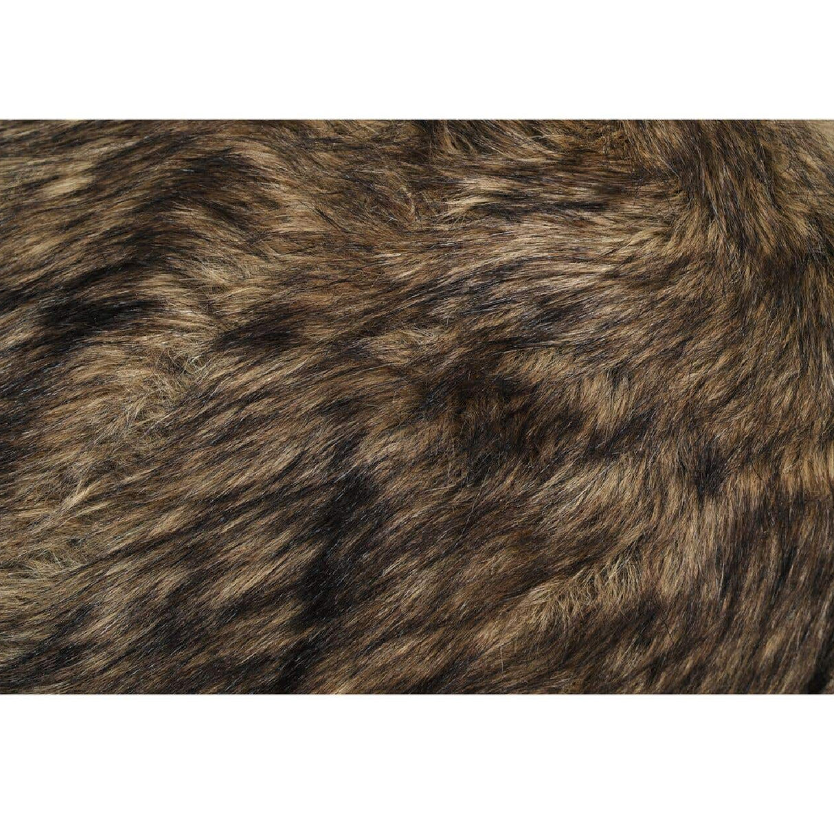 Brown Fur Ottoman | Oroa.com