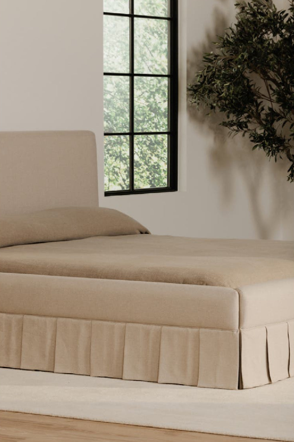 Modern European furniture - Box Pleated Bed - www.oroa.com | Oroa.com