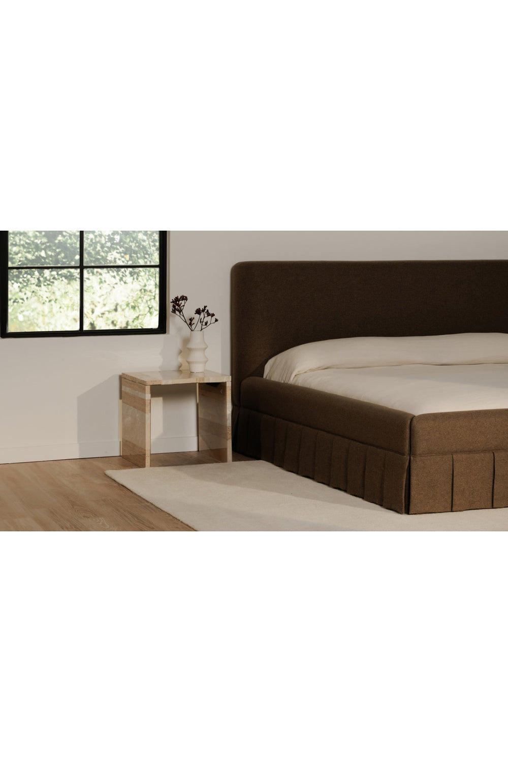 Modern European furniture - Box Pleated Bed - www.oroa.com | Oroa.com