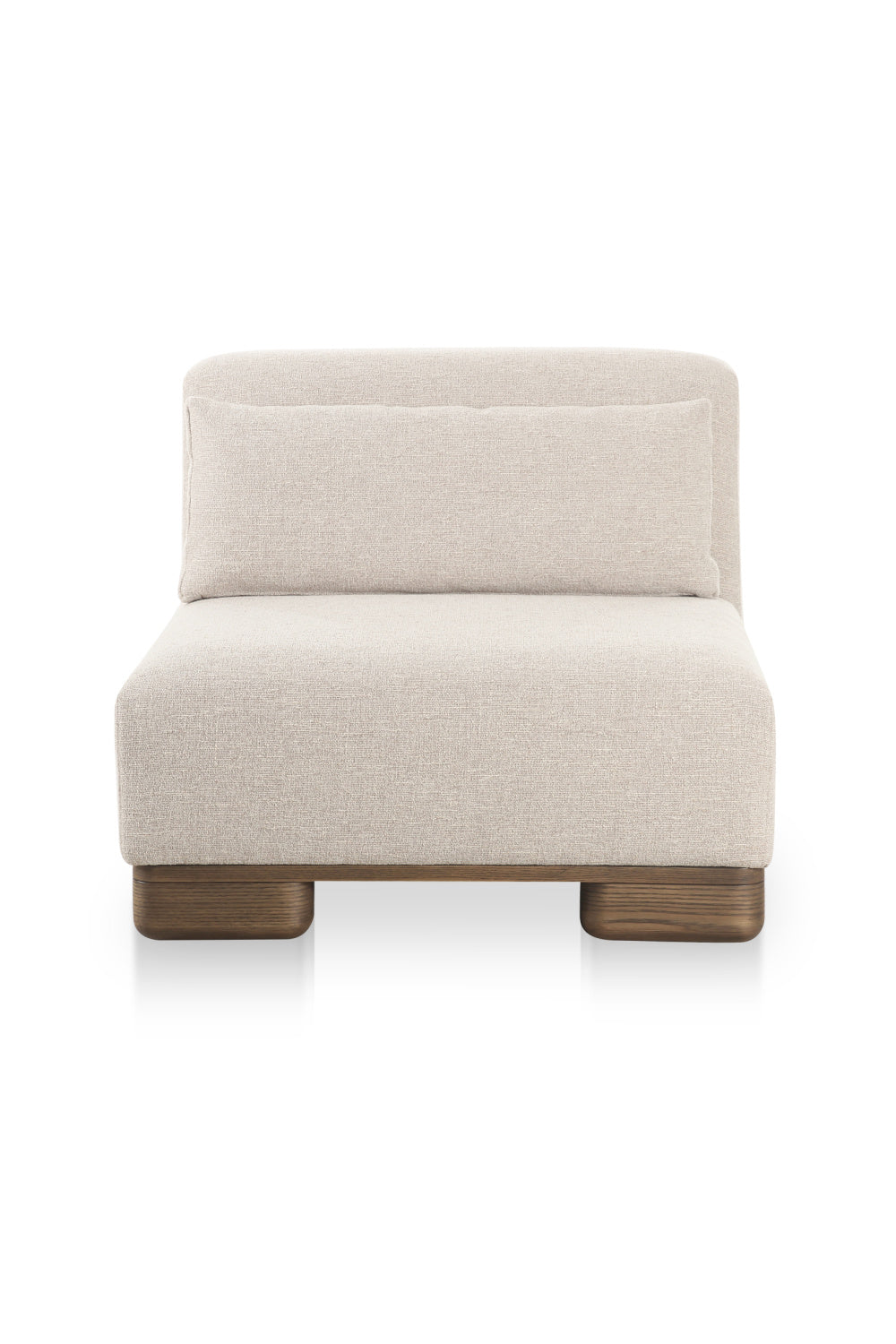 Modern European furniture - Cream Fabric Slipper Chair - www.oroa.com | Oroa.com