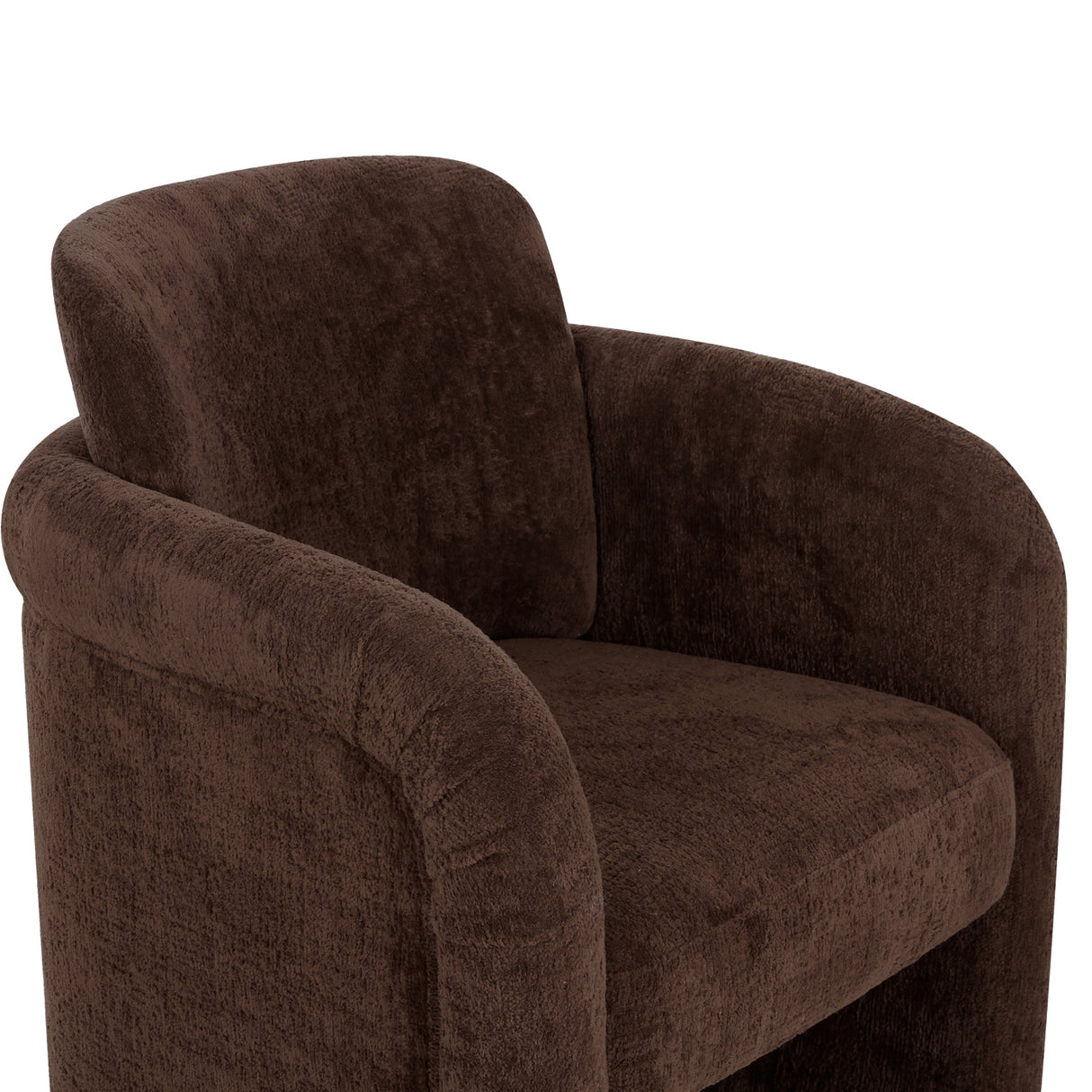 Modern European furniture - Curved Frame Rolling Dining Chair - www.oroa.com | Oroa.com