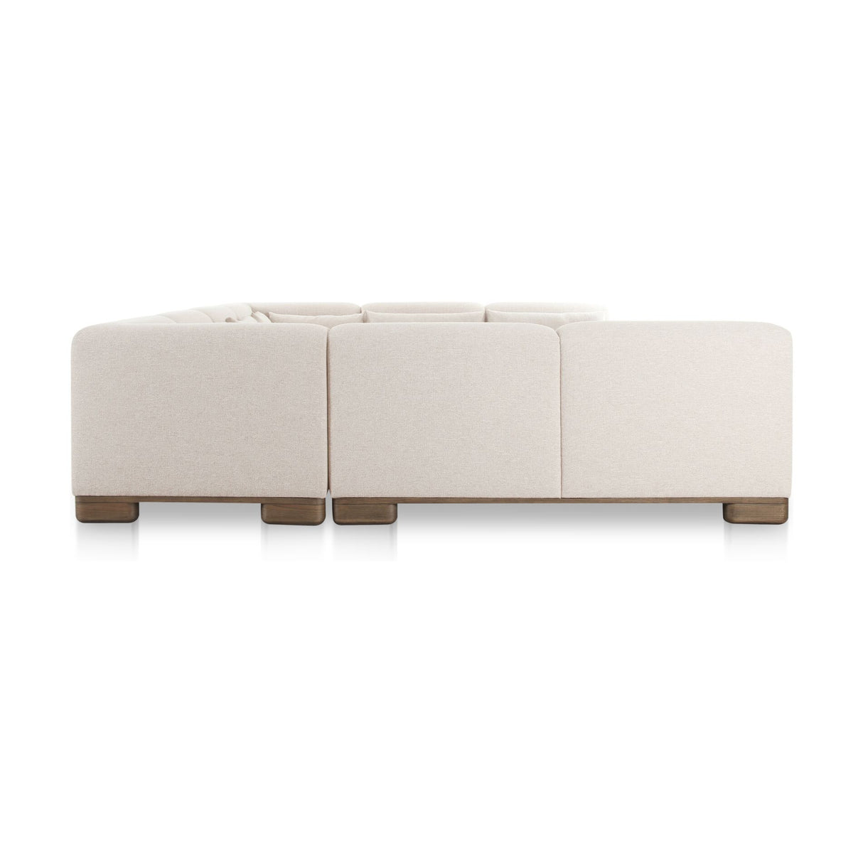 Modern European furniture - Beige U-Shaped Modular Sofa - www.oroa.com | Oroa.com