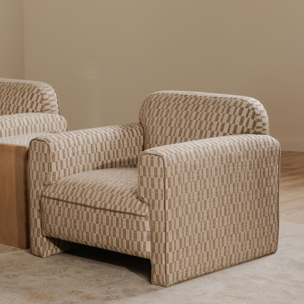 Modern European furniture - Rolled-Arm Accent Chair - www.oroa.com | Oroa.com
