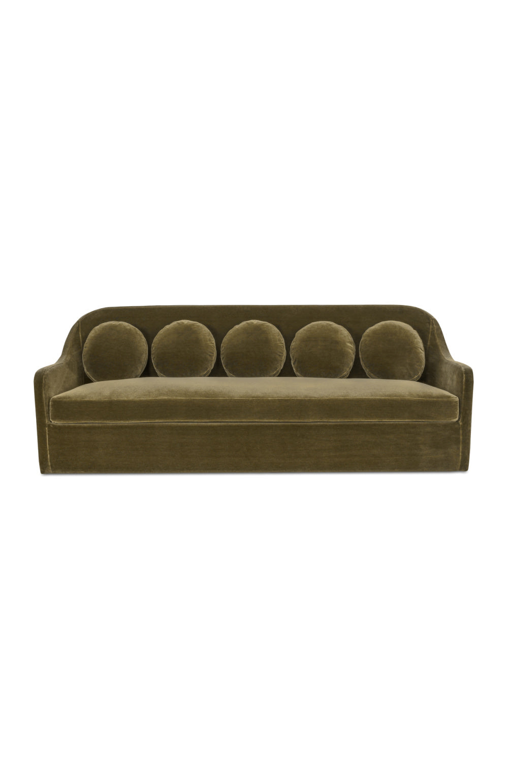 Modern European furniture - Curved Back Upholstered Sofa - www.oroa.com | Oroa.com