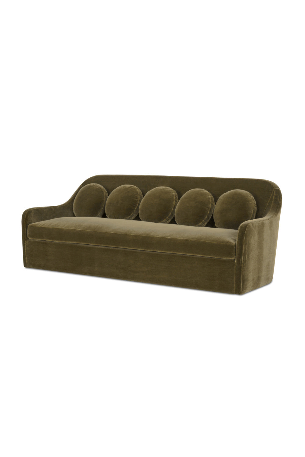 Modern European furniture - Curved Back Upholstered Sofa - www.oroa.com | Oroa.com