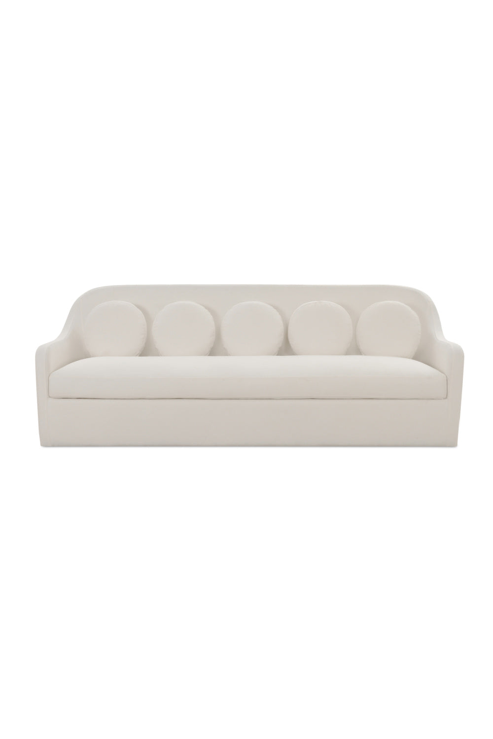 Modern European furniture - Curved Back Upholstered Sofa - www.oroa.com | Oroa.com