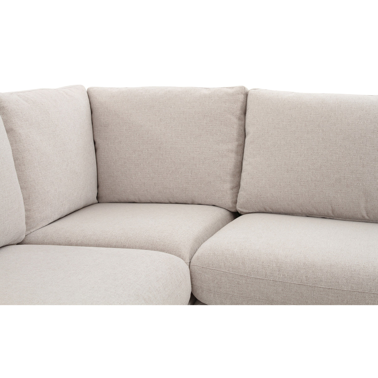 Modern European furniture - Beige U-Shaped Dining Banquette Slipcover L - www.oroa.com | Oroa.com