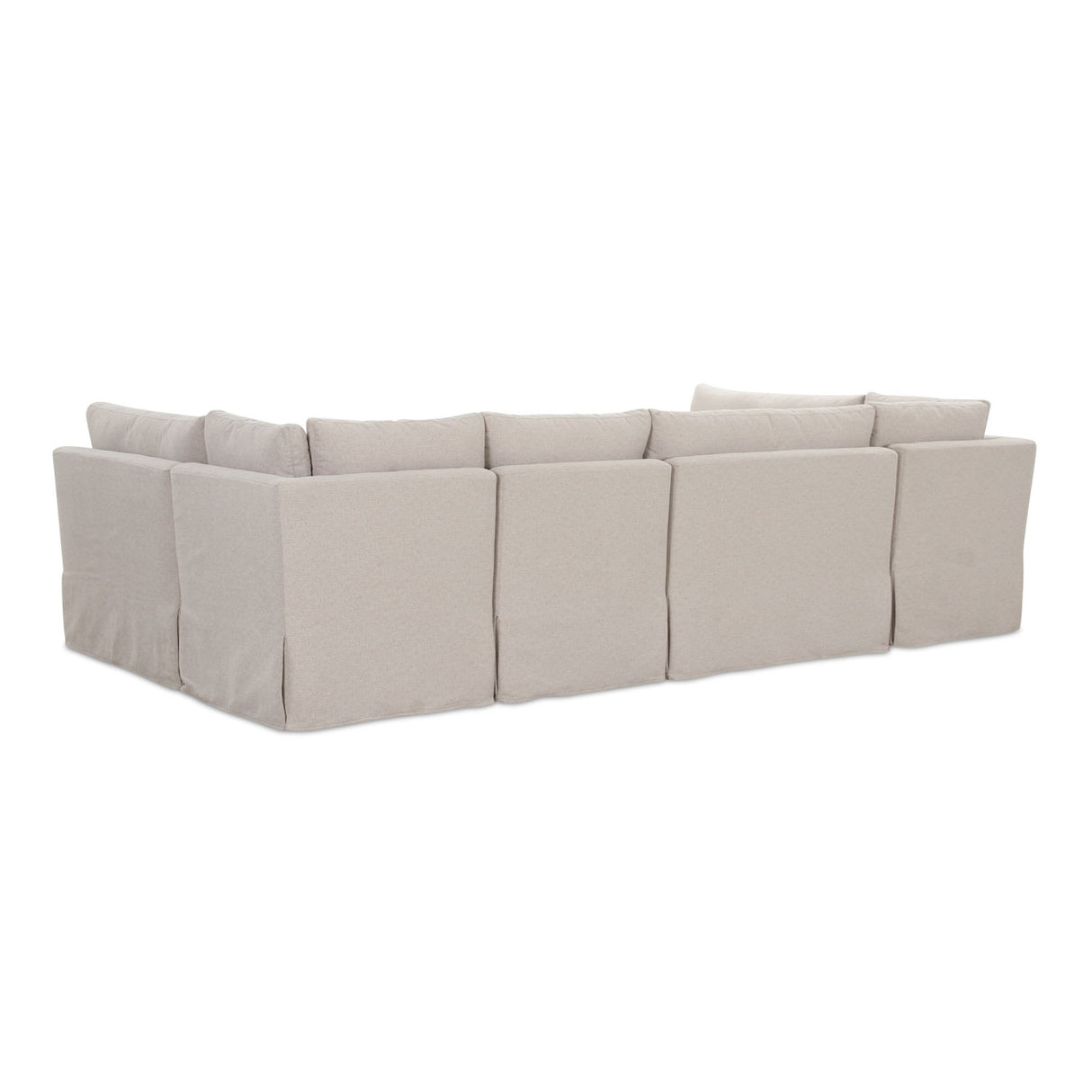 Modern European furniture - Beige U-Shaped Dining Banquette Slipcover XS - www.oroa.com | Oroa.com