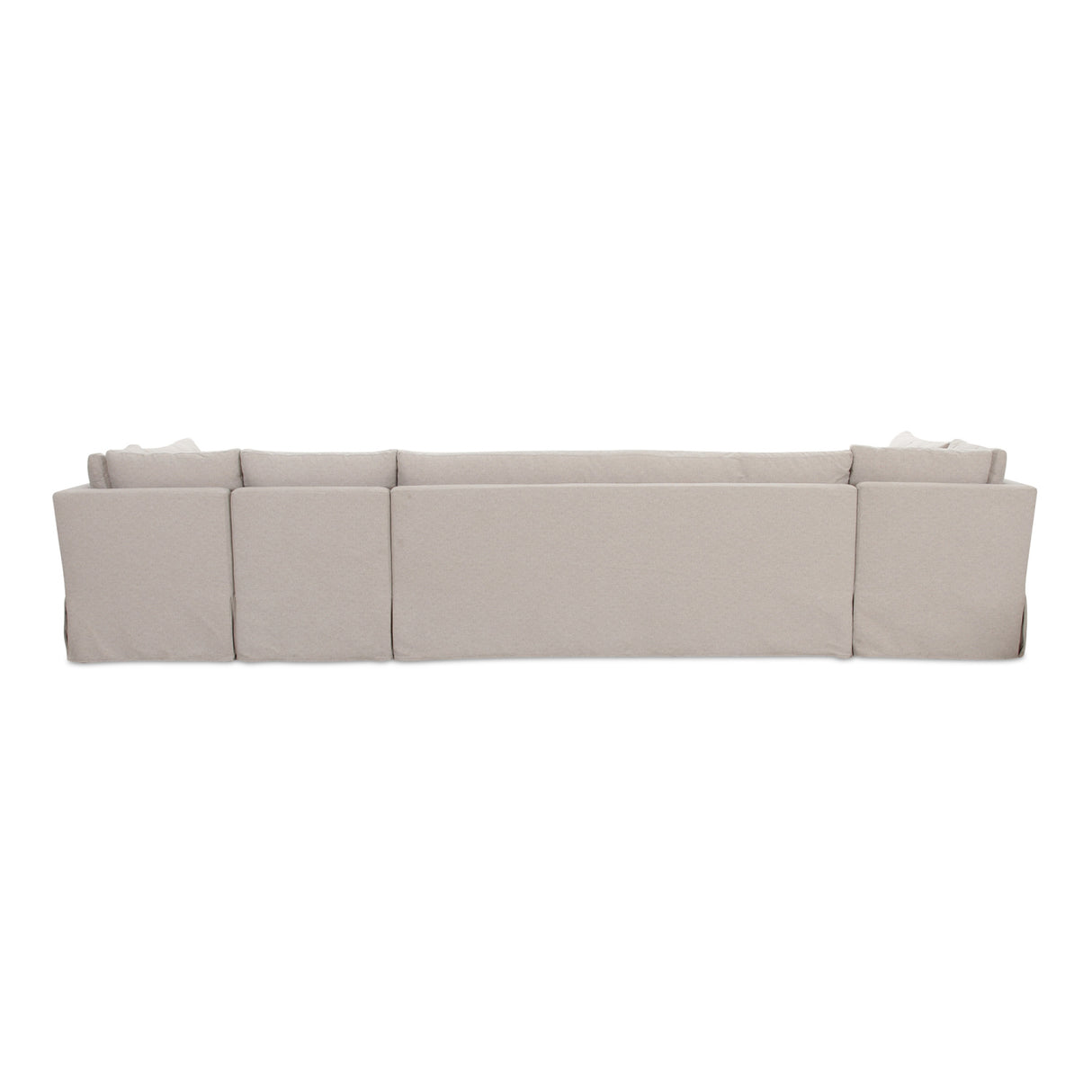 Modern European furniture - Beige U-Shaped Dining Banquette Slipcover M - www.oroa.com | Oroa.com