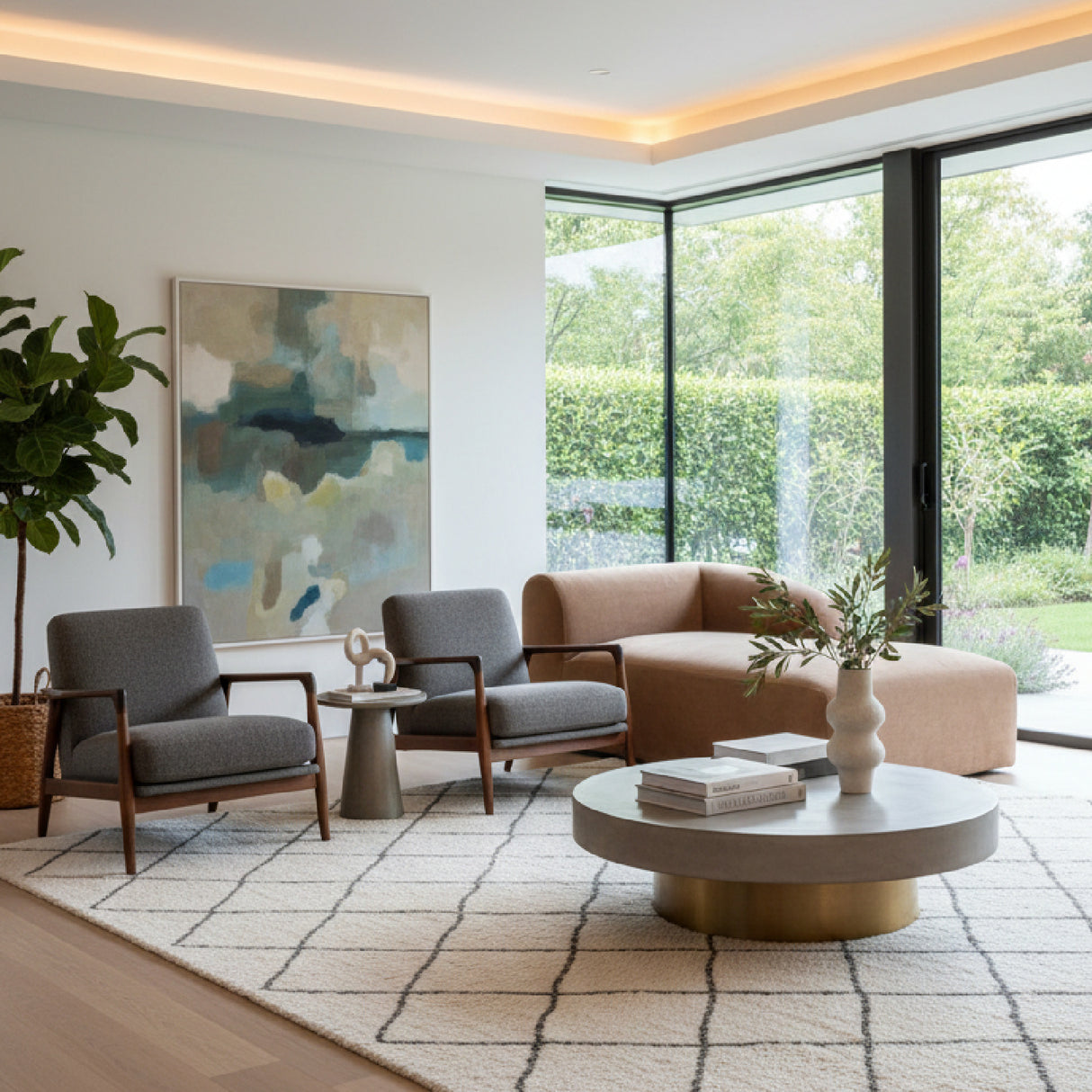Modern European furniture - Brown Modular Sofa - www.oroa.com | Oroa.com