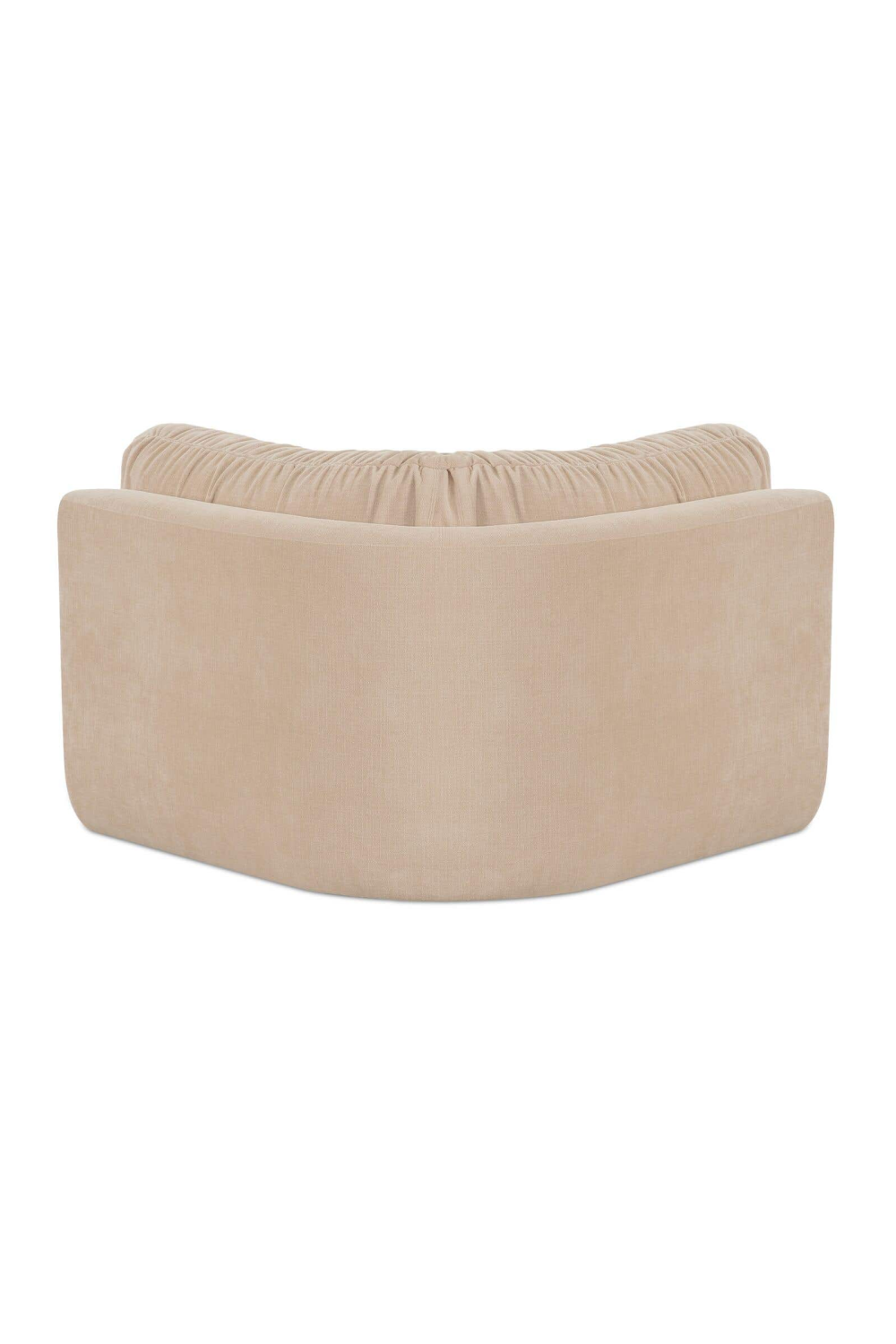 Modern European furniture - Chenille Corner Sofa - www.oroa.com | Oroa.com