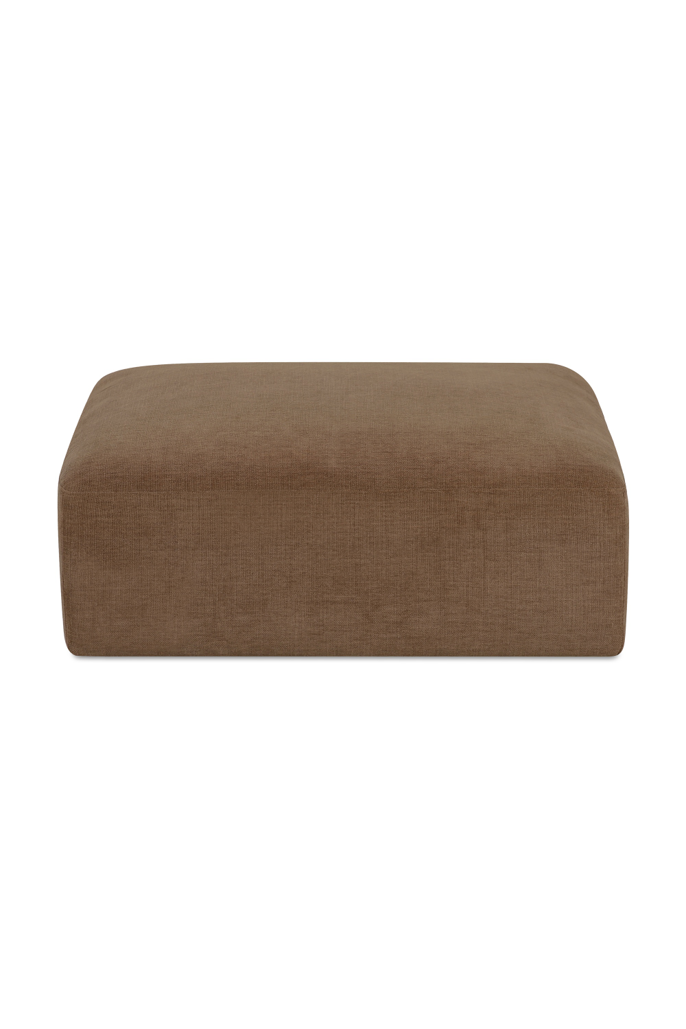 Modern European furniture - Chenille Square Ottoman - www.oroa.com | Oroa.com