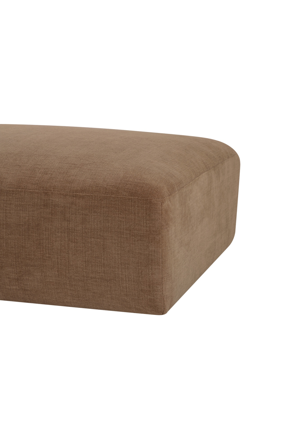 Modern European furniture - Chenille Square Ottoman - www.oroa.com | Oroa.com