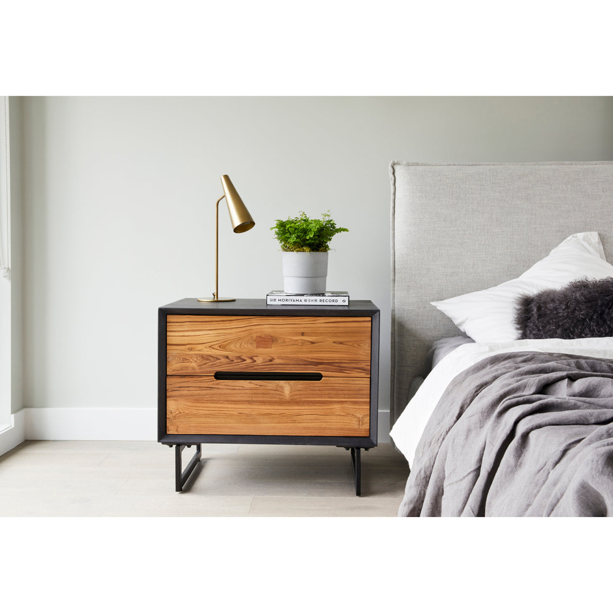 Modern European furniture - Brass Conical Table Lamp - www.oroa.com | Oroa.com