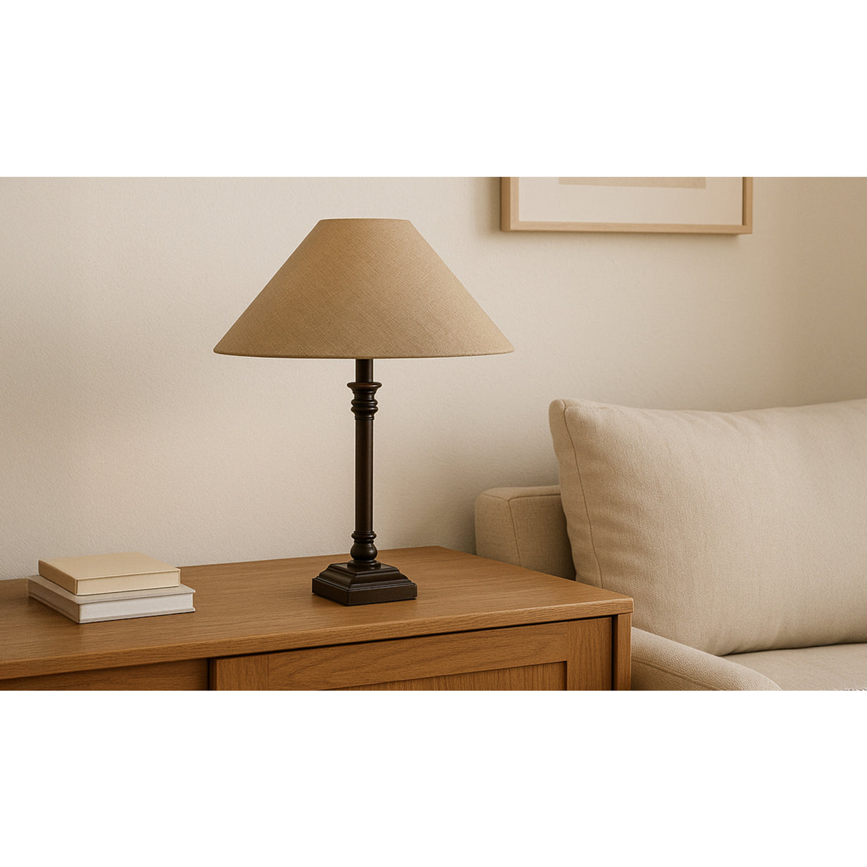 Modern European furniture - Linen Shade Table Lamp - www.oroa.com | Oroa.com
