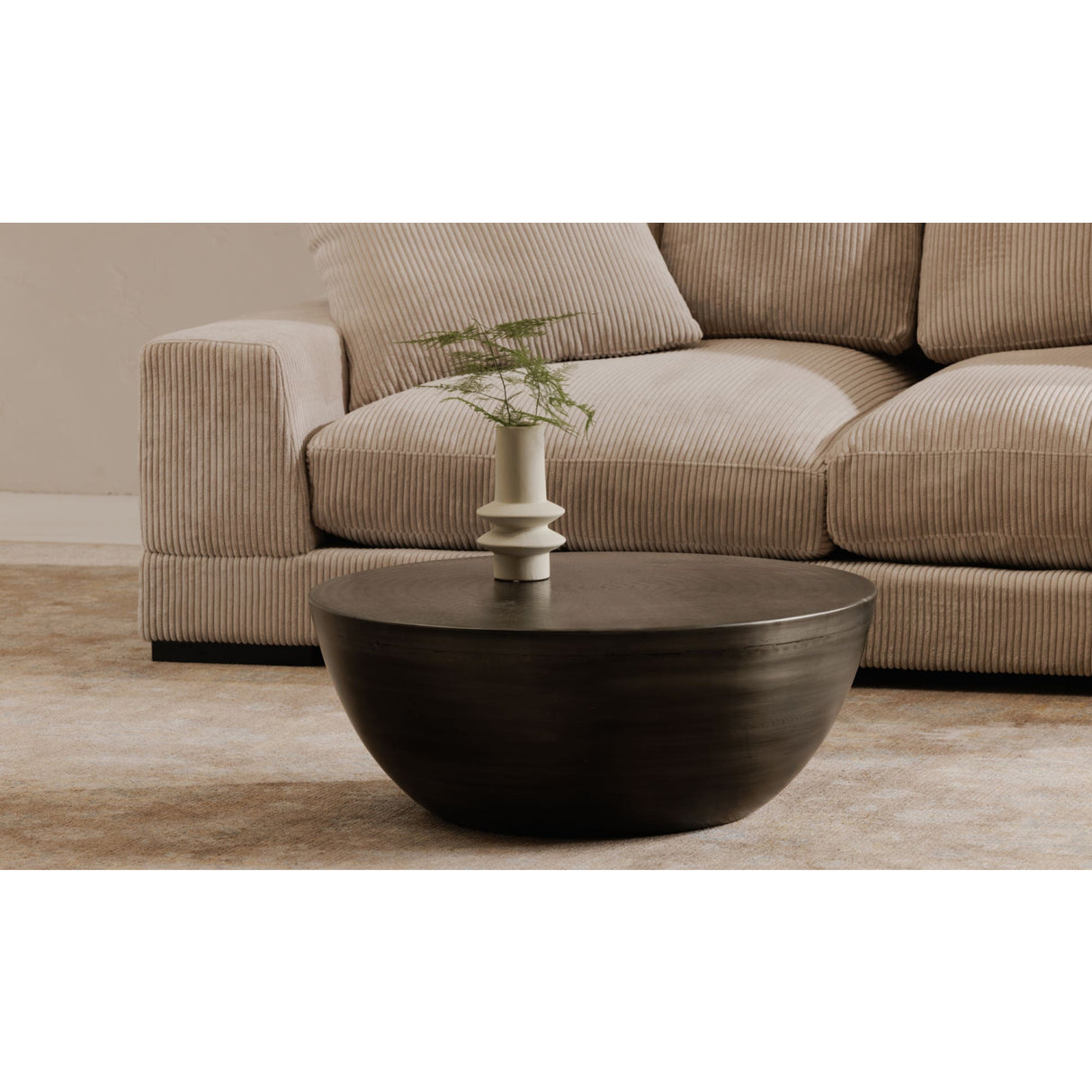 Modern European furniture - Metallic Round Coffee Table - www.oroa.com | Oroa.com