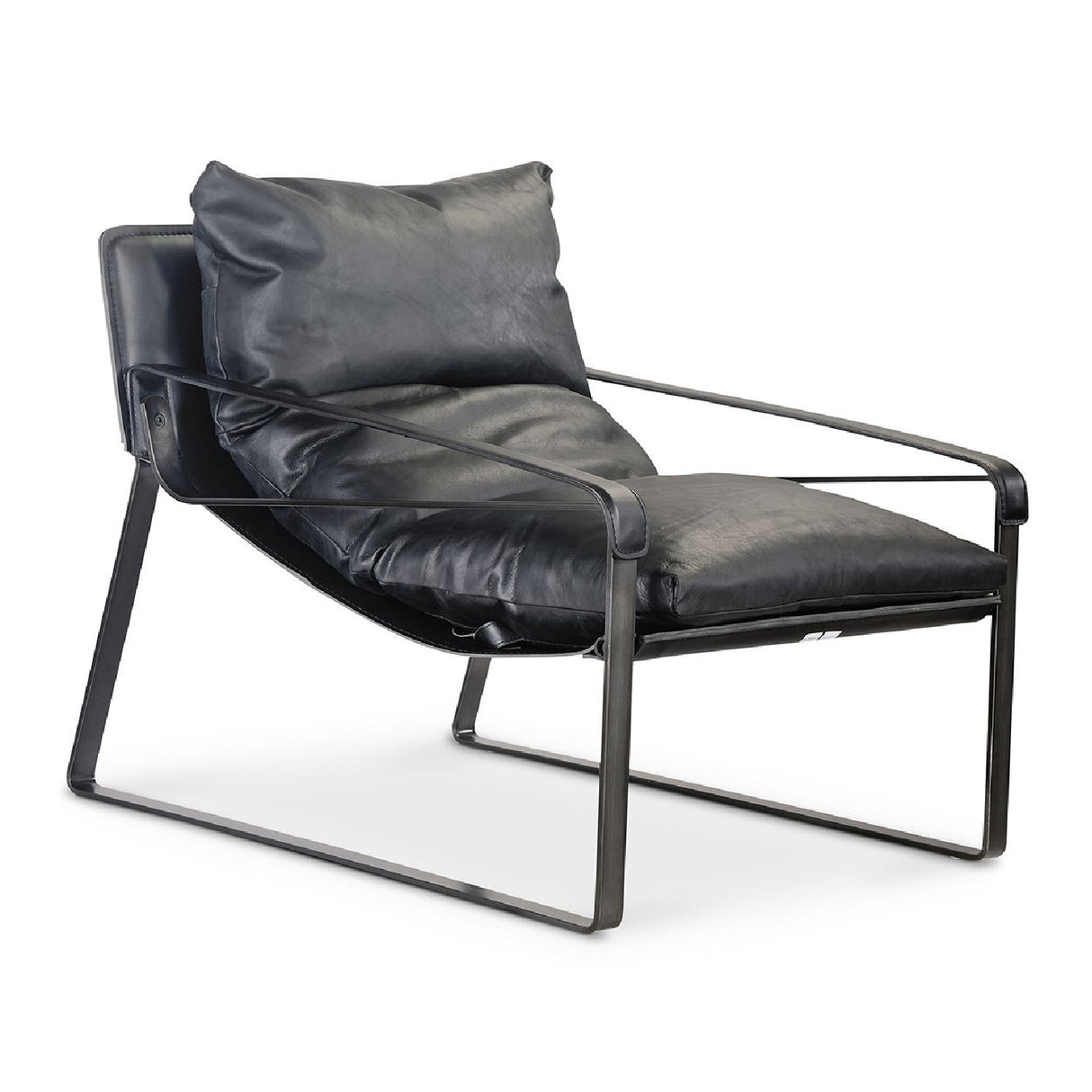 Modern European furniture - Leather Modern Classic Accent Chair - www.oroa.com | Oroa.com