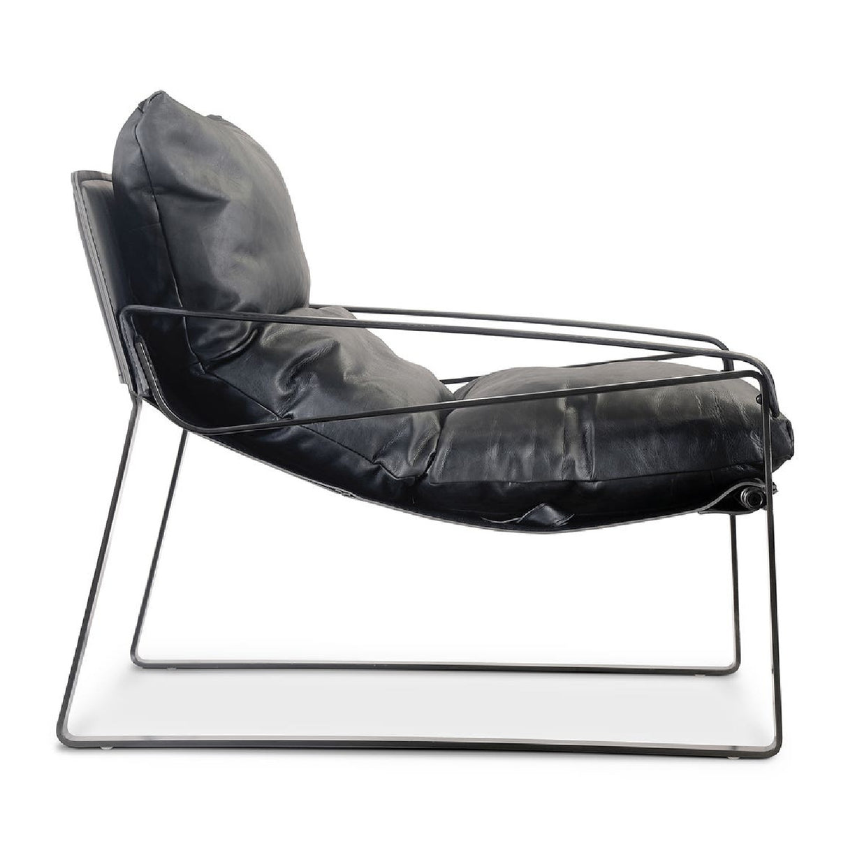 Modern European furniture - Leather Modern Classic Accent Chair - www.oroa.com | Oroa.com
