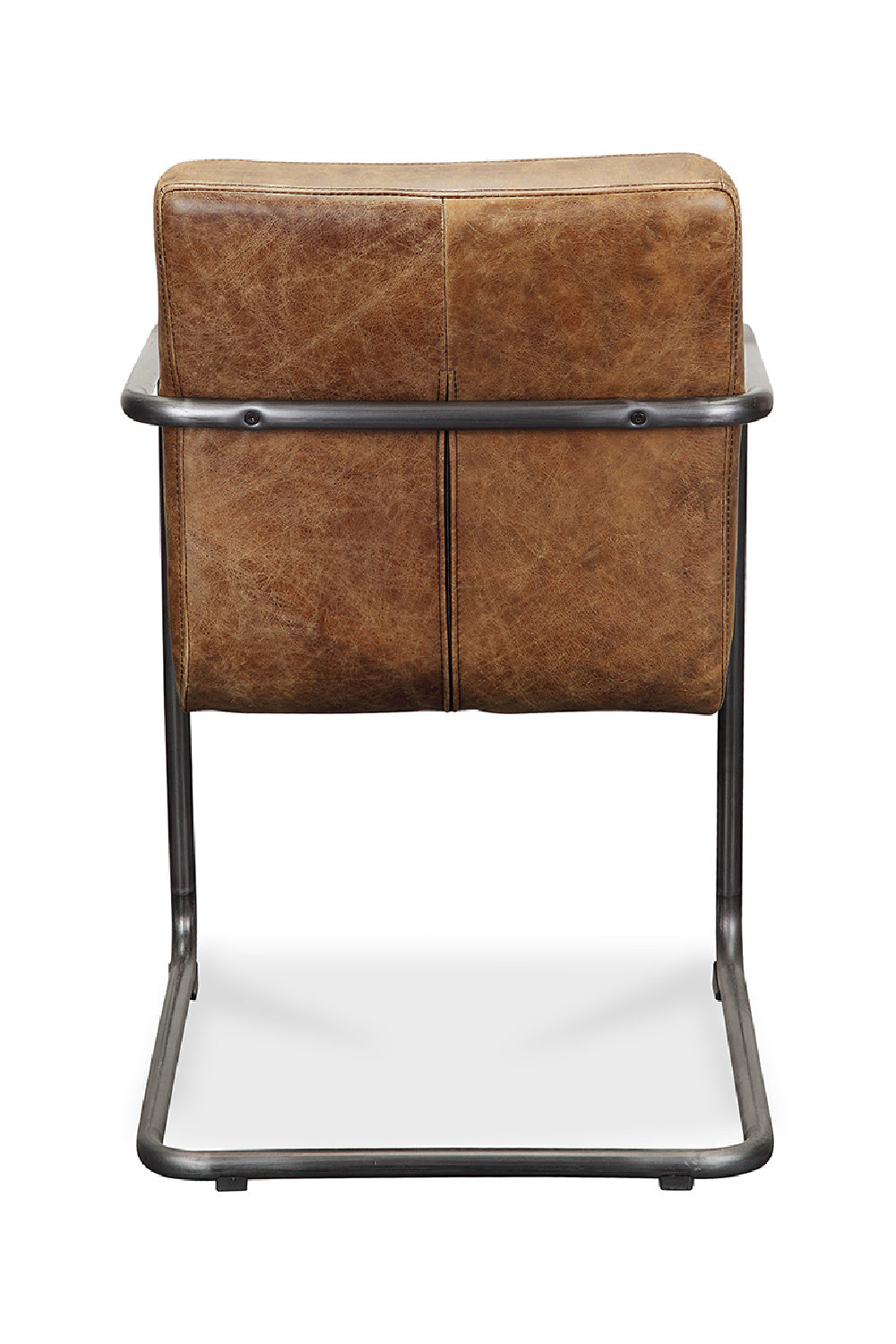 Modern European furniture - Brown Leather Lounge Armchair Set (2) - www.oroa.com | Oroa.com