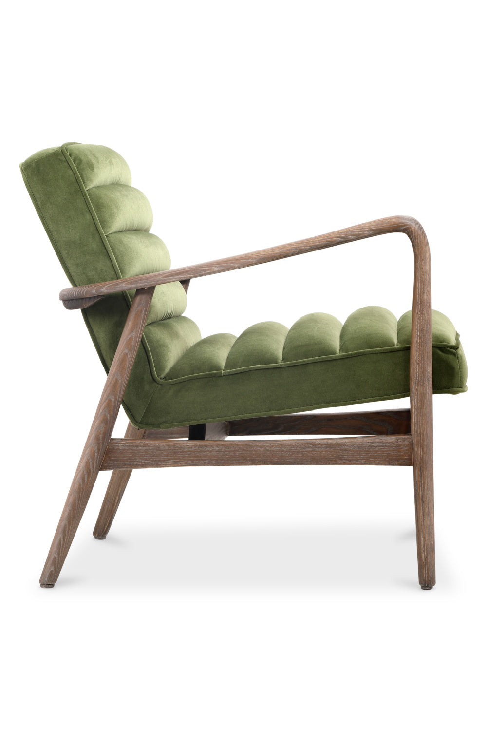 Modern European furniture - Green Velvet Tufted Lounge Chair - www.oroa.com | Oroa.com