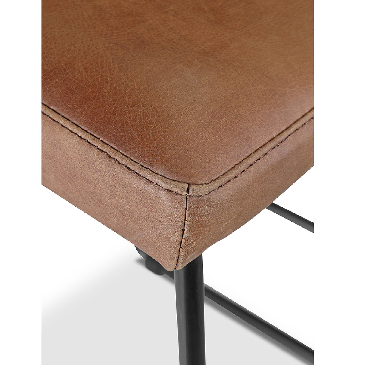 Modern European furniture - Leather Backless Counter Stools (2) - www.oroa.com | Oroa.com