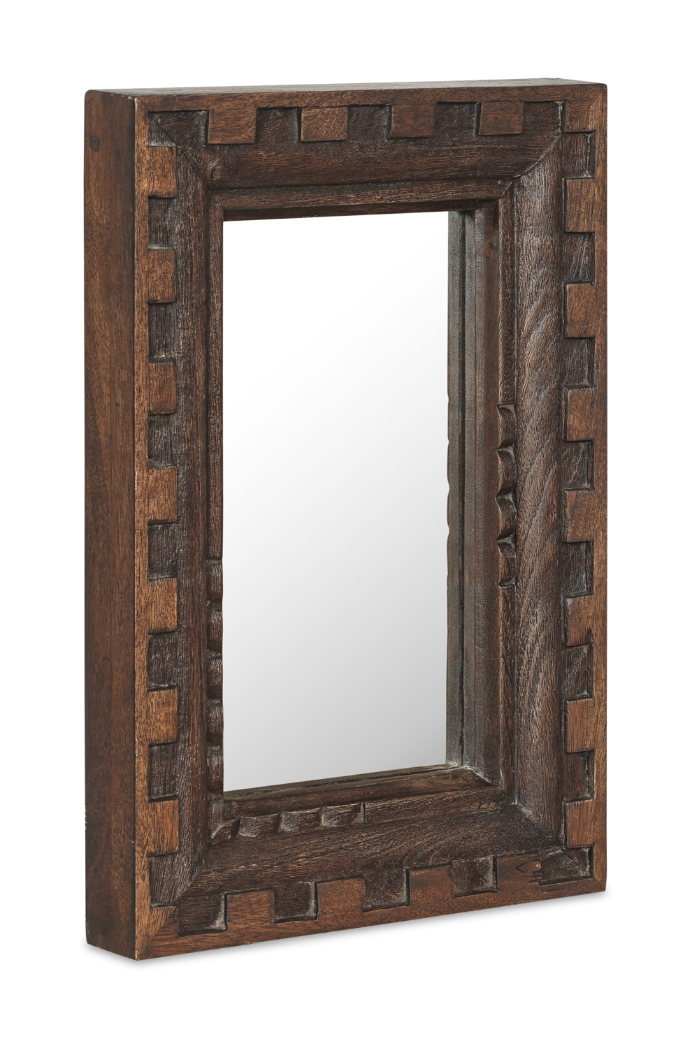 Modern European furniture - Brown Mango Wood Mirror - www.oroa.com | Oroa.com