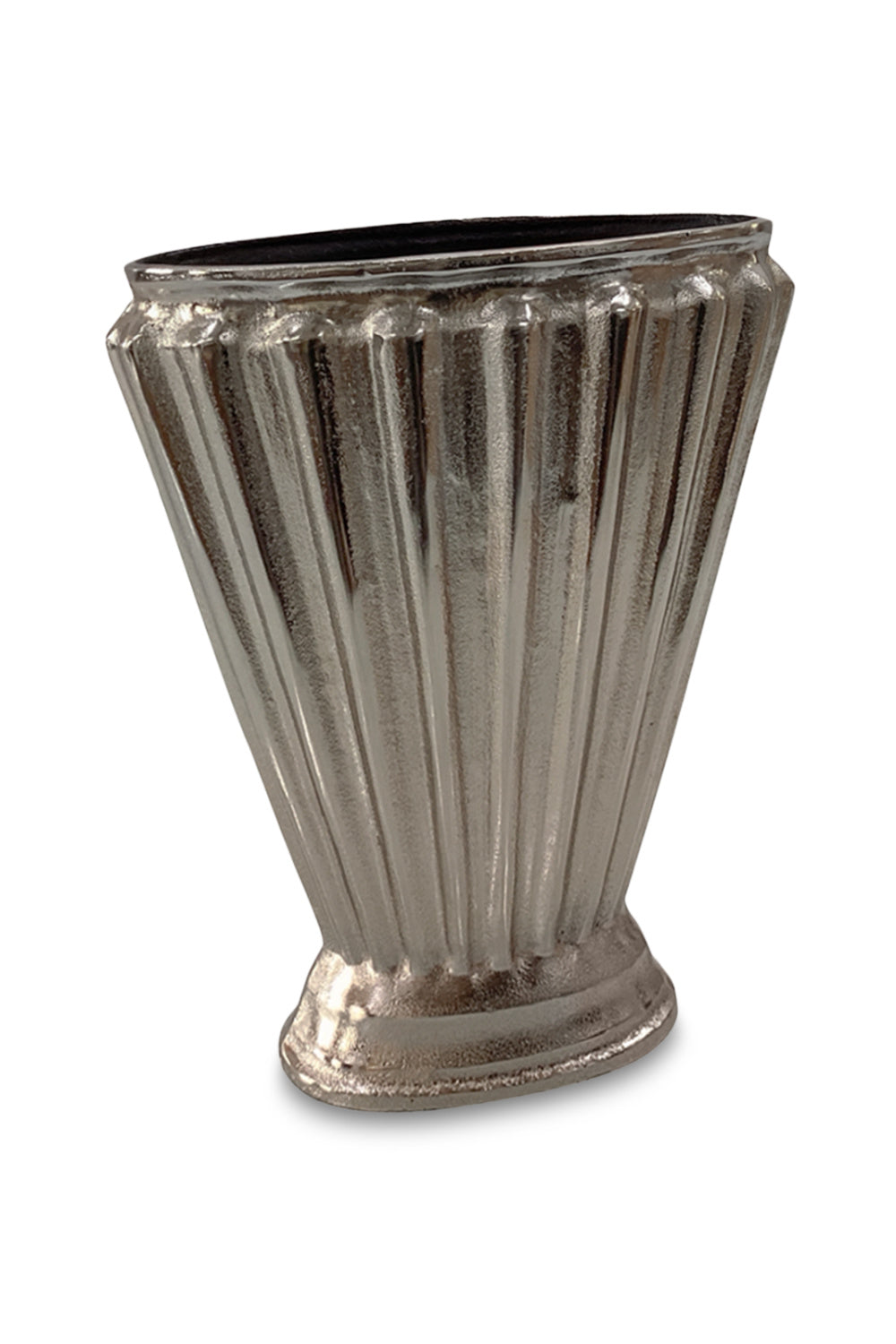 Modern European furniture - Cast Aluminum Tapered Vase - www.oroa.com | Oroa.com