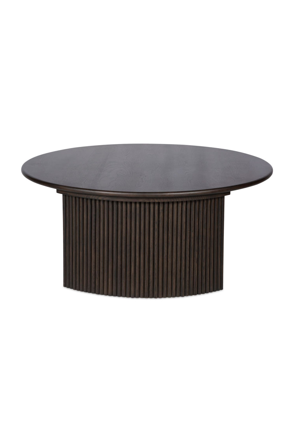 Modern European furniture - Oak Fluted Base Coffee Table - www.oroa.com | Oroa.com