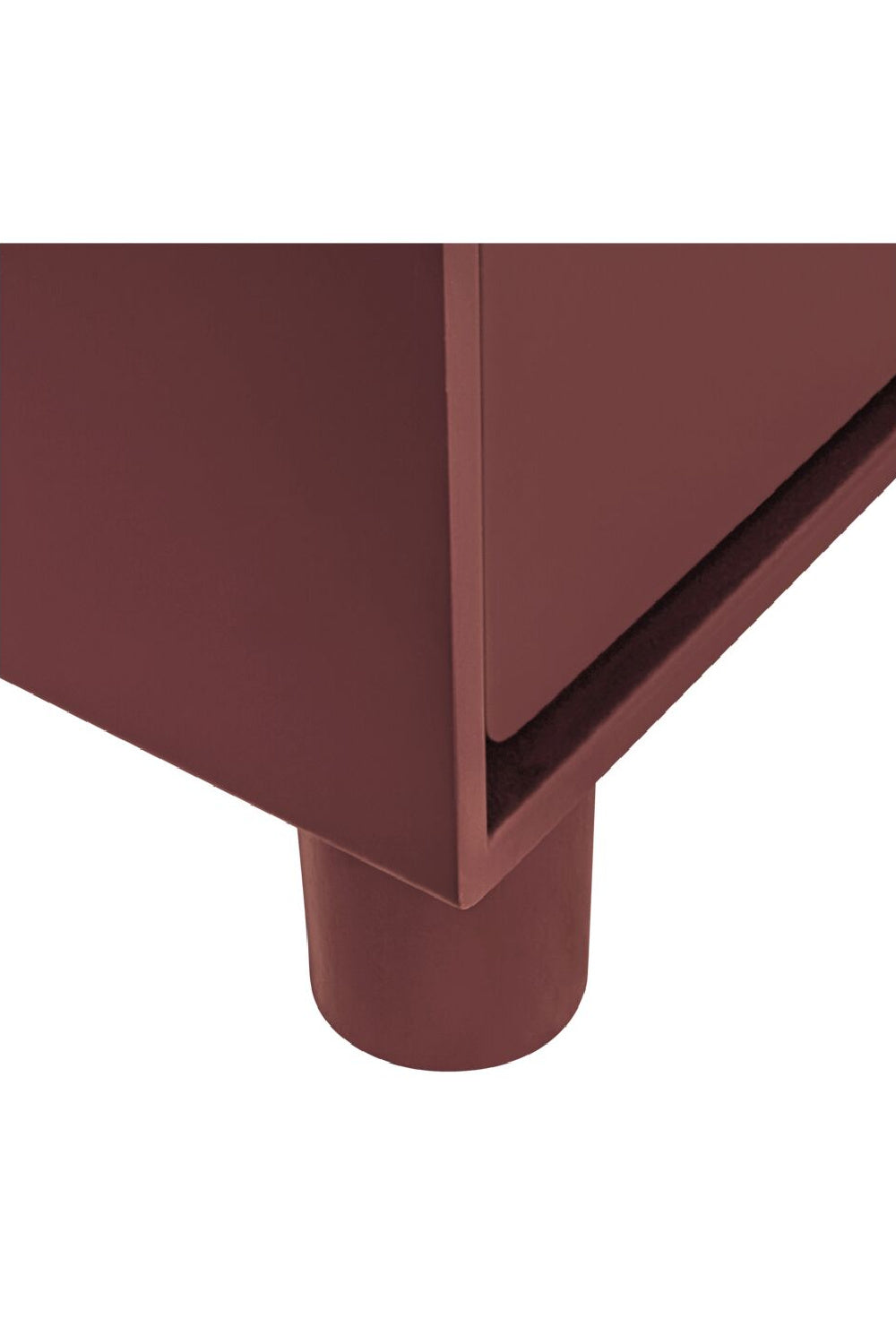 Modern European furniture - Red Wooden 6-Drawer Dresser - www.oroa.com | Oroa.com