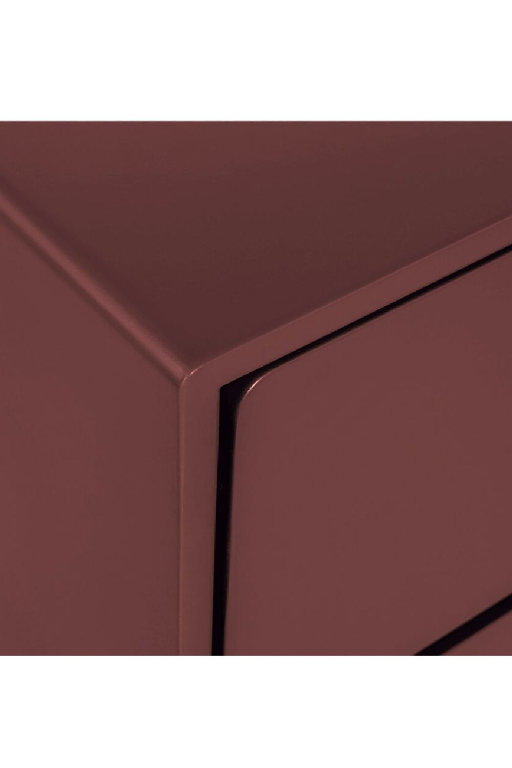 Modern European furniture - Red Wooden 6-Drawer Dresser - www.oroa.com | Oroa.com