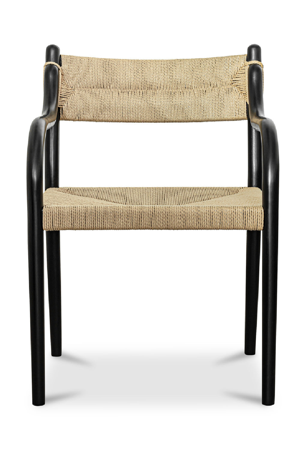 Modern European furniture - Minimalist Beech Wood & Rope Dining Chair - www.oroa.com | Oroa.com