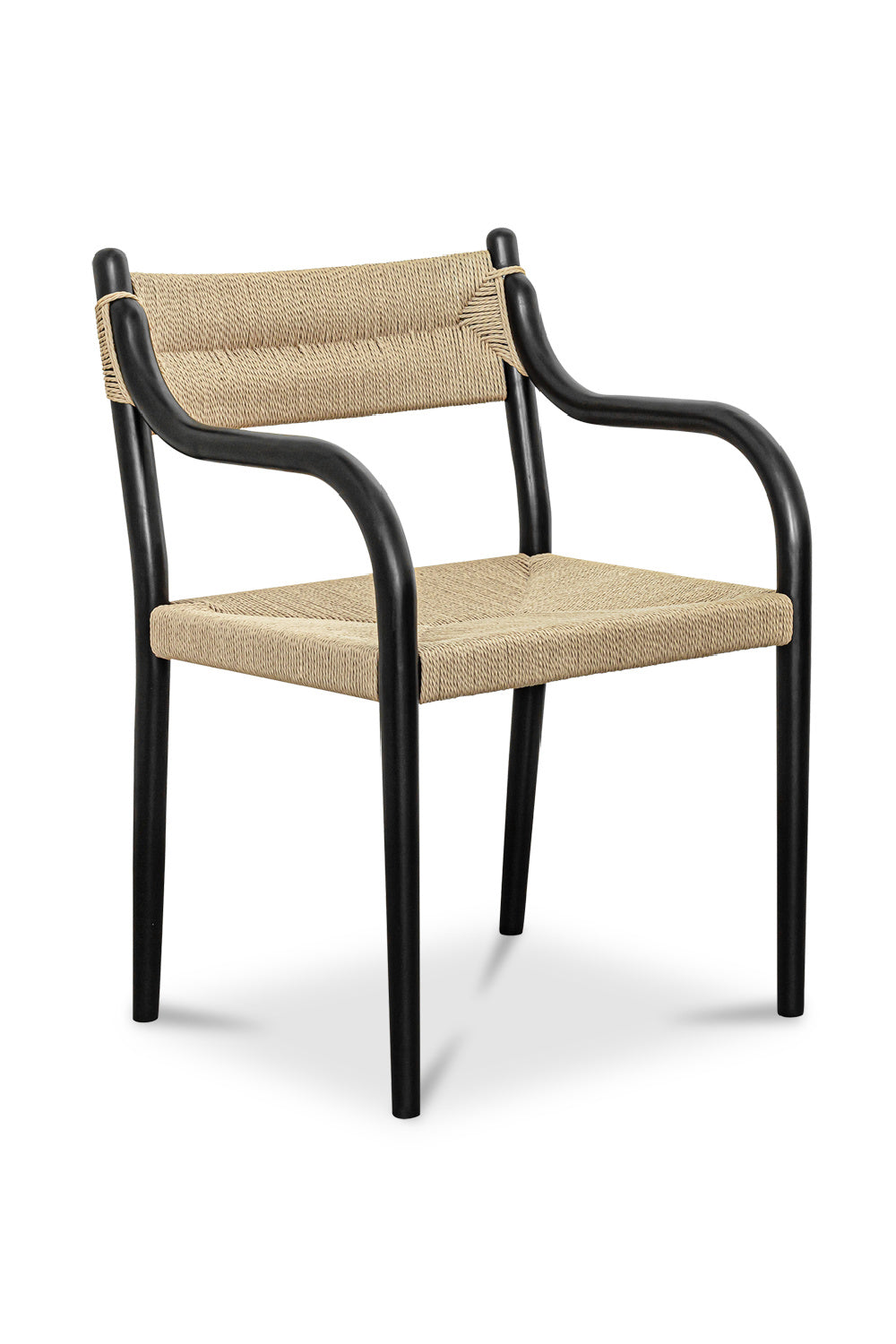 Modern European furniture - Minimalist Beech Wood & Rope Dining Chair - www.oroa.com | Oroa.com
