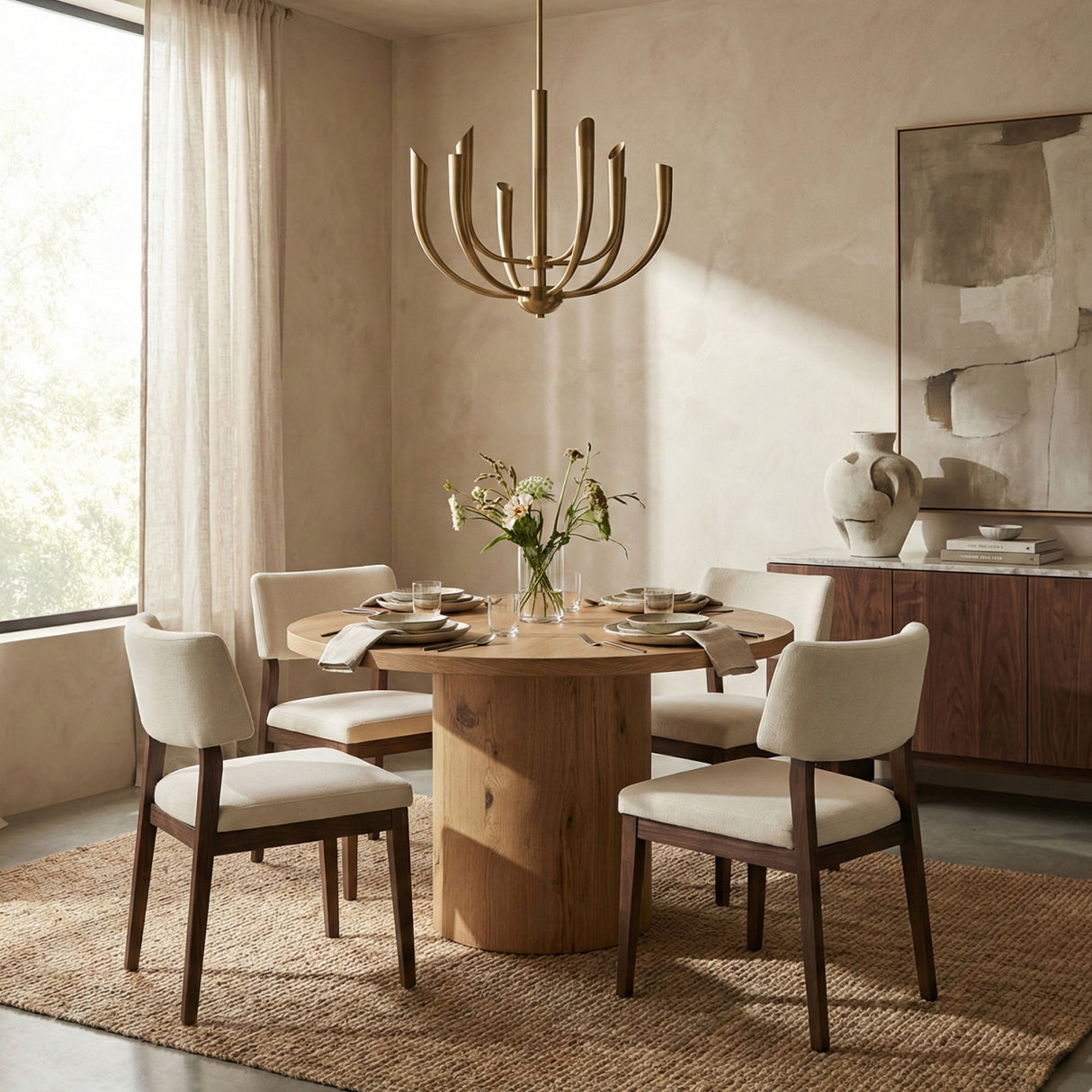 Modern European furniture - Rustic Oak Dining Table - www.oroa.com | Oroa.com